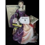 Royal Doulton bone china figurine 'Mary Tudor', HN3834, limited edition 691/5000. (B.P. 24% incl.