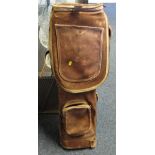 Vintage leather golf bag. (B.P. 24% incl.