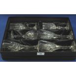 Boxed set of mixed Royal Doulton crystal stemware to include various wine glasses. (B.P. 24% incl.