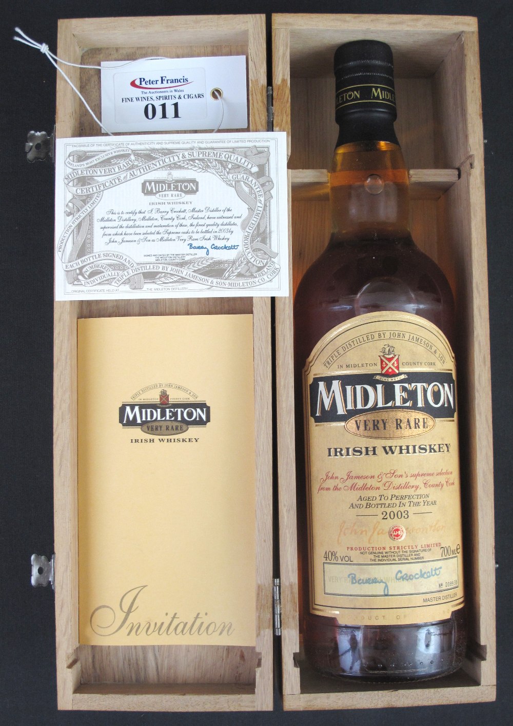 Midleton very rare Irish Whiskey, aged t