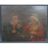 DUTCH SCHOOL, (19th Century), portrait study, couple in a tavern interior,