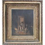 Dutch school oil on canvas, late 19th / early 20th century. 25X29cm, framed 46X51cm.