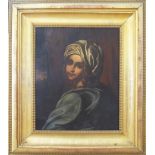 After Guido Reni portrait of Beatrice Cenci. C19th century. 38X48cm, framed 64X74cm.