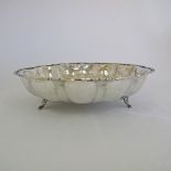 A silver shallow bowl marked 900, c19th century. Weight: 290g, W22cm, H5.5cm.