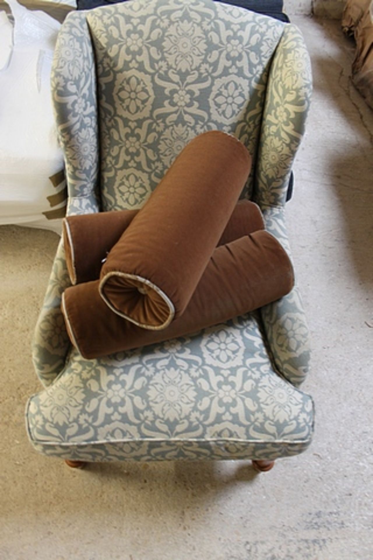 8 x brown Josephine Home cushions 500mm