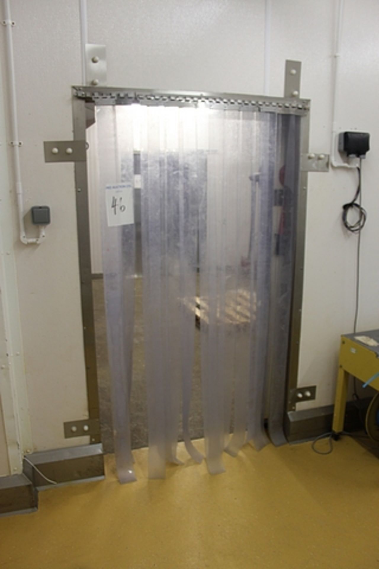 PVC Strip Curtains 1100mm x 2040mm Lift out Charge 10