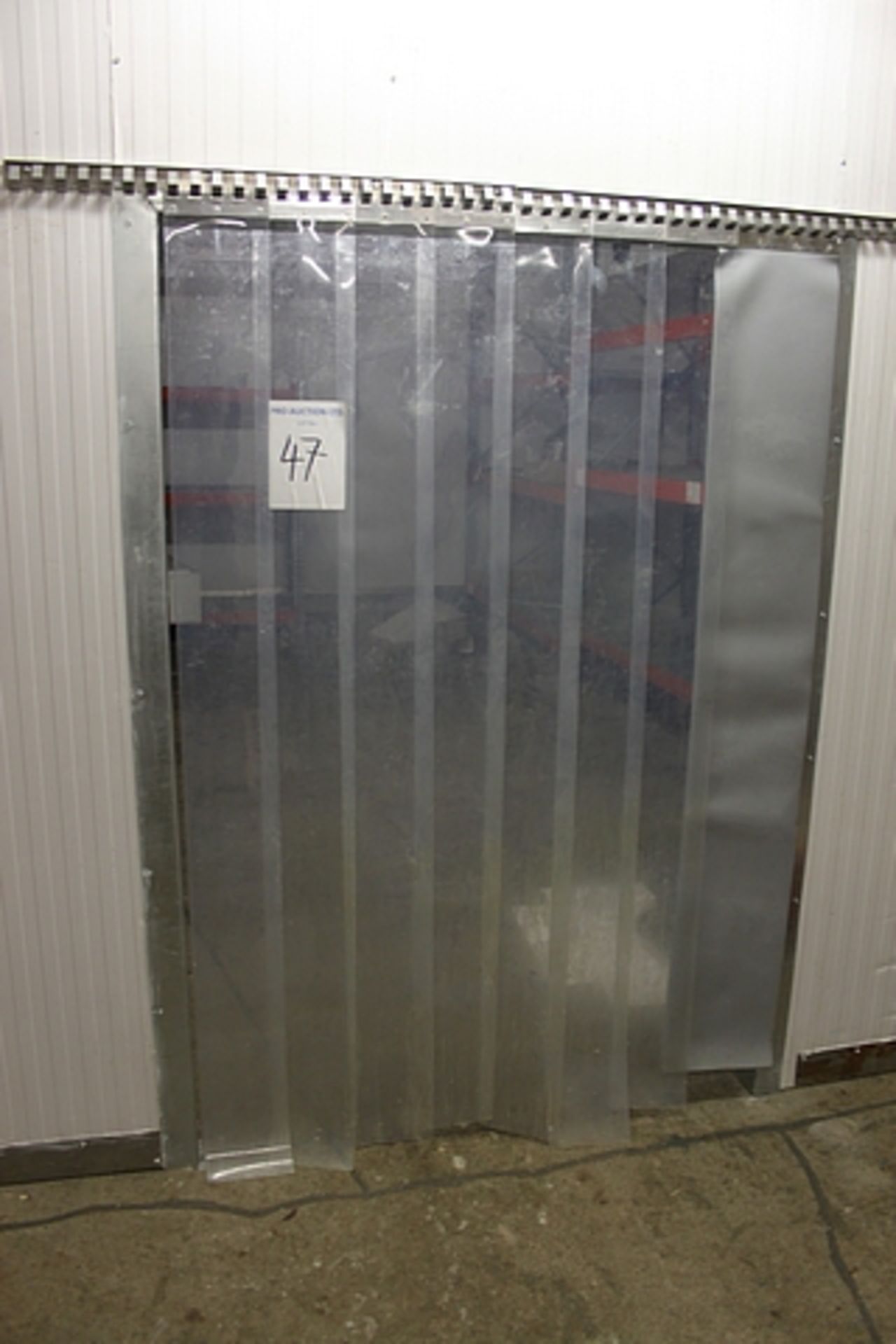 PVC Strip Curtains 1500mm x 2100mm Lift out Charge 10