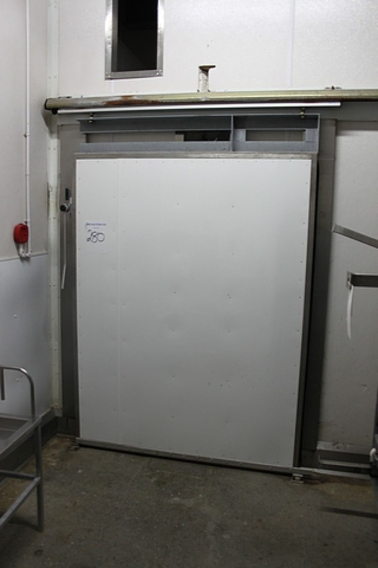 Insulated fridge door and running rail 1610mm x 2100mmLift out Charge 40