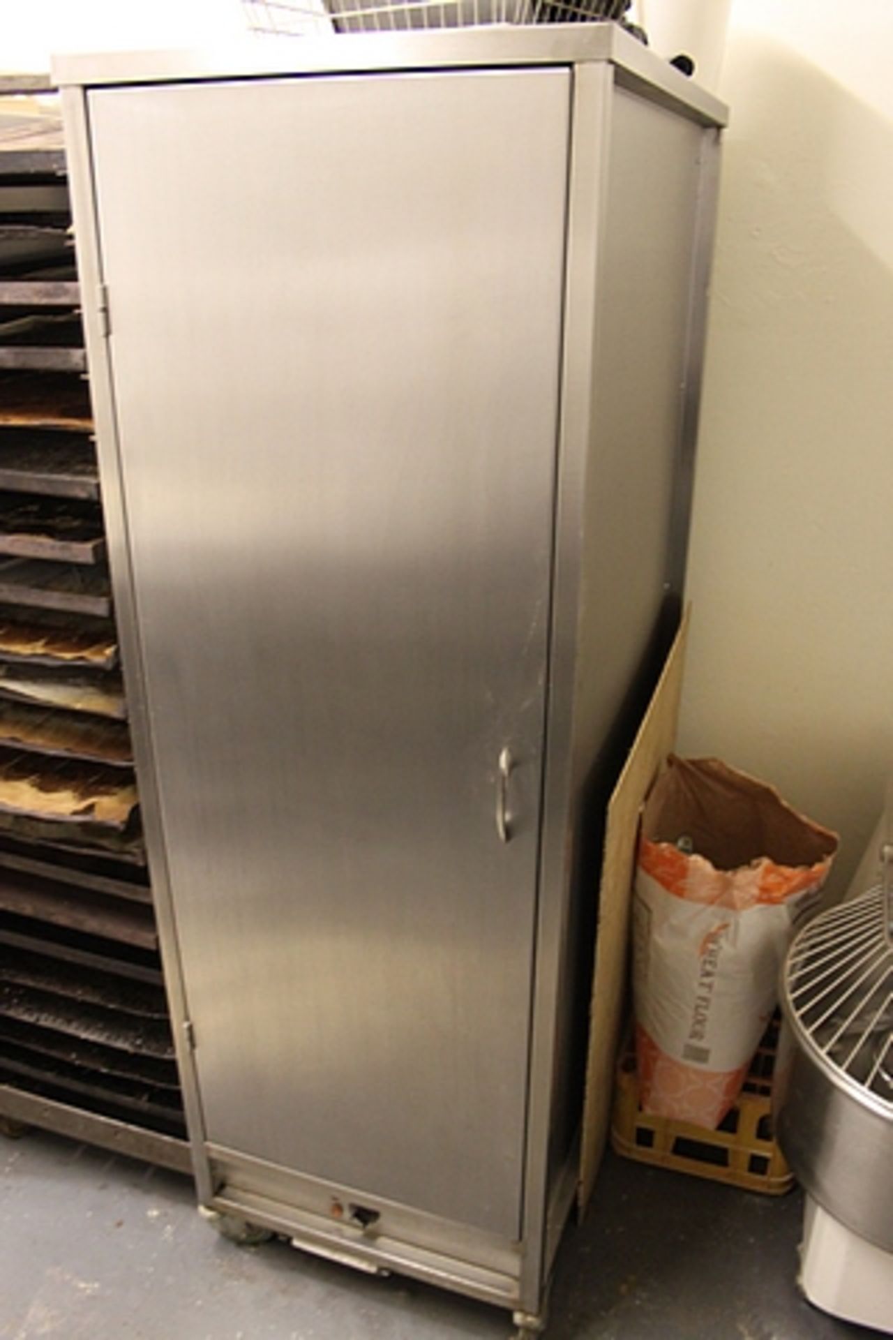 Stainless steel prover cabinet 20 tier steam or dry heat 600mm x 900mm x 1830mm