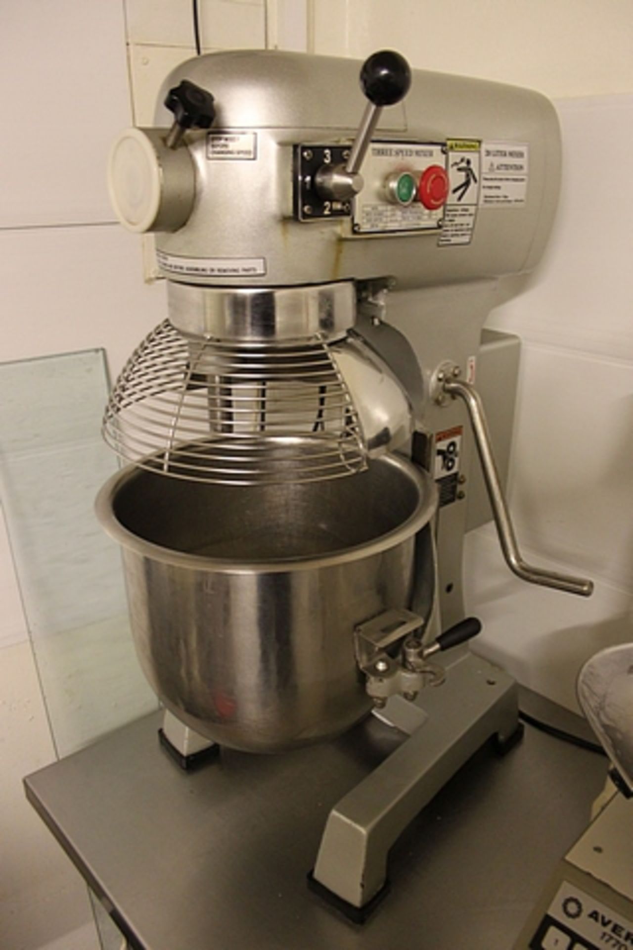 Brook model B20A 20 litre planetary mixer with bowl and tooling - Image 2 of 2