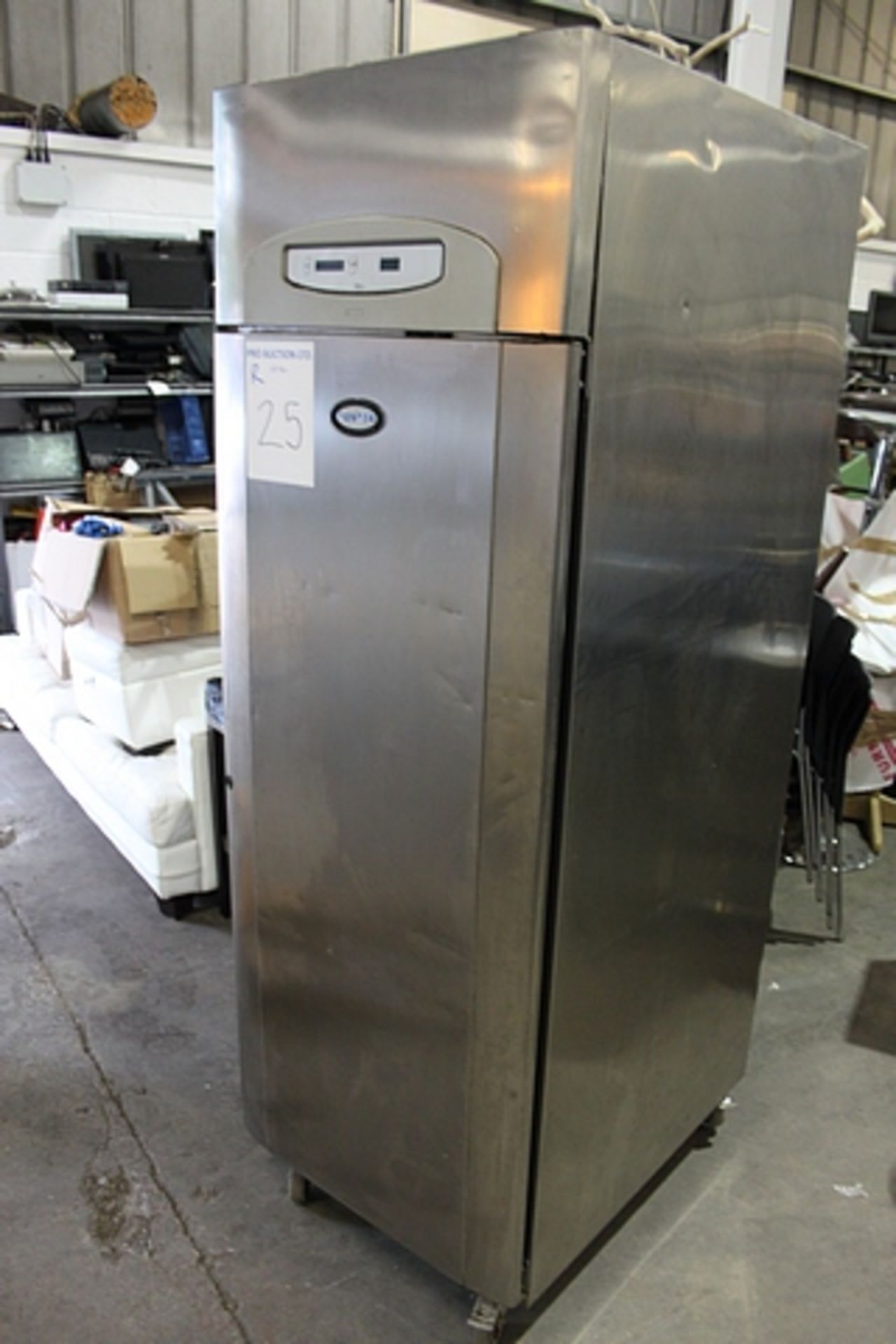 Fosters PREM20DR single door upright stainless steel bakery cabinet 40 tray slides 700mm x 916mm x