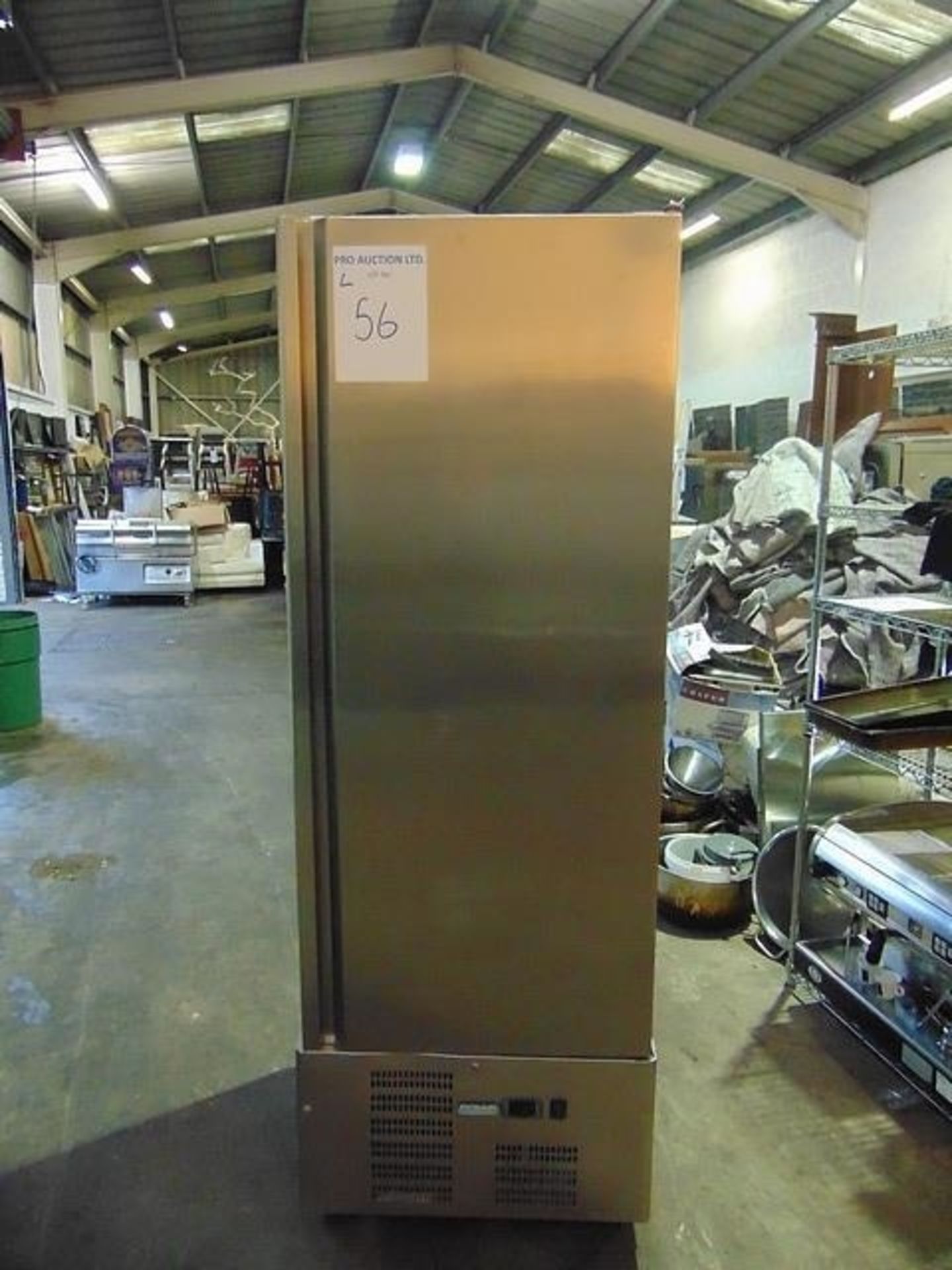 Polar G590 single door stainless steel commercial upright refrigerator capacity 440 litres