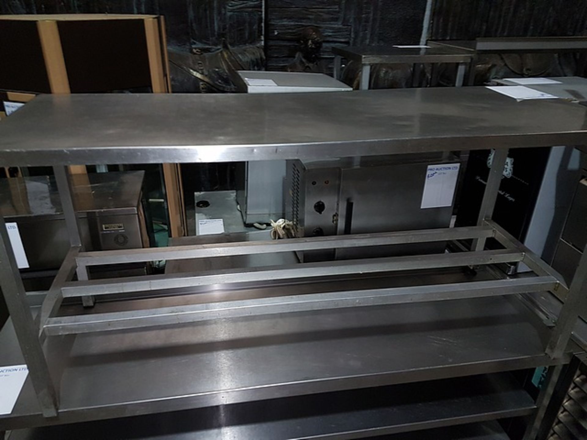 Stainless steel preparation table 1750mm x 600mm x 850mm