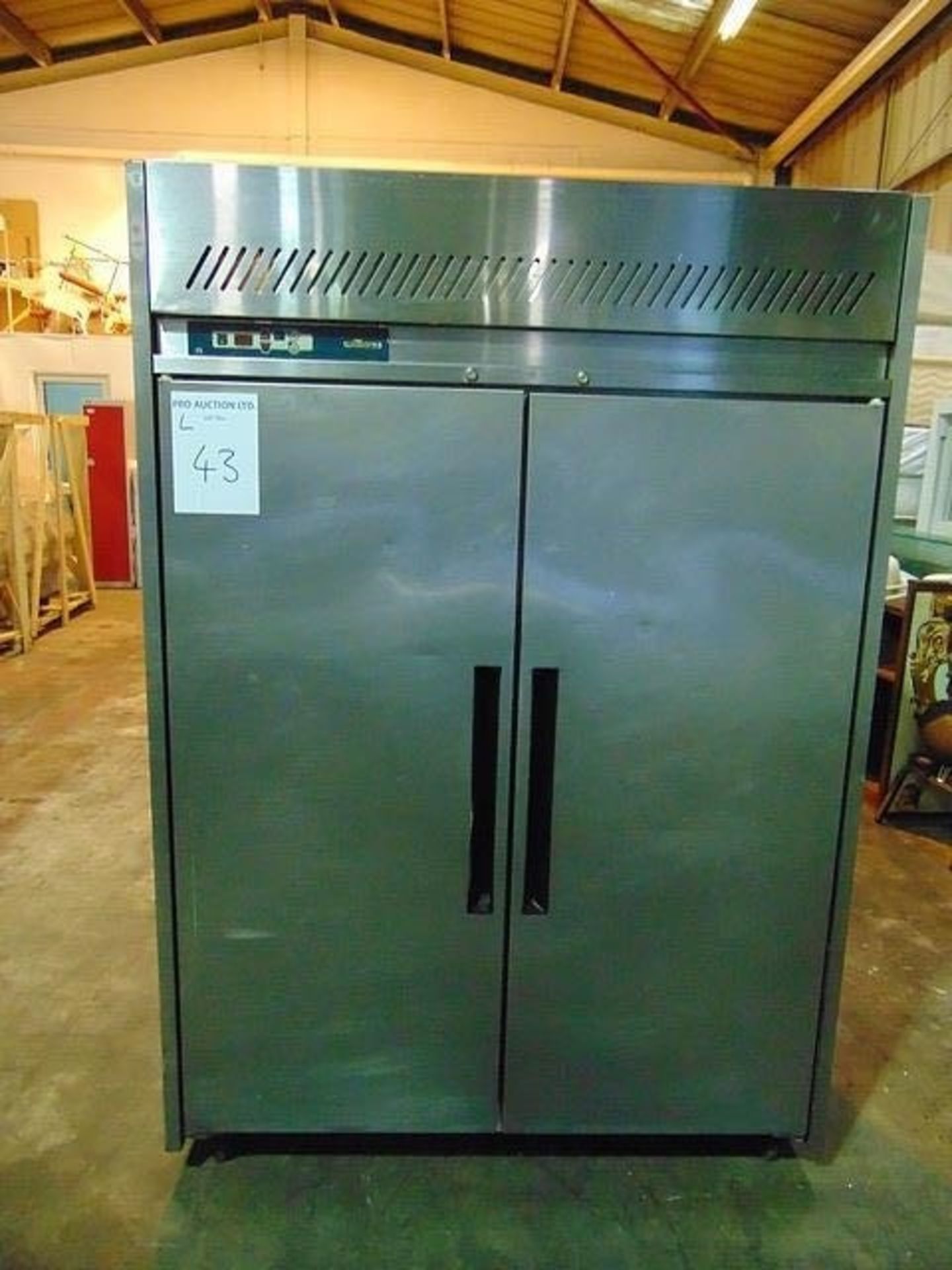 Williams Garnet double door commercial freezer accommodates 2/1GN shelves/containers (not