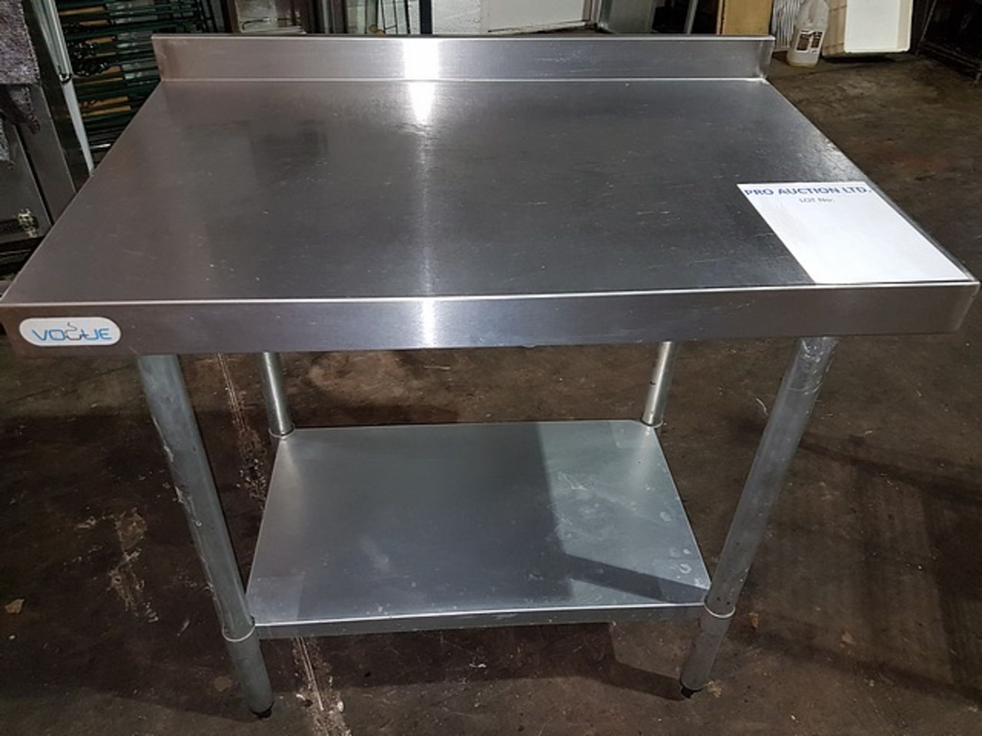 Stainless steel preparation table 900mm x 600mm x 900mm