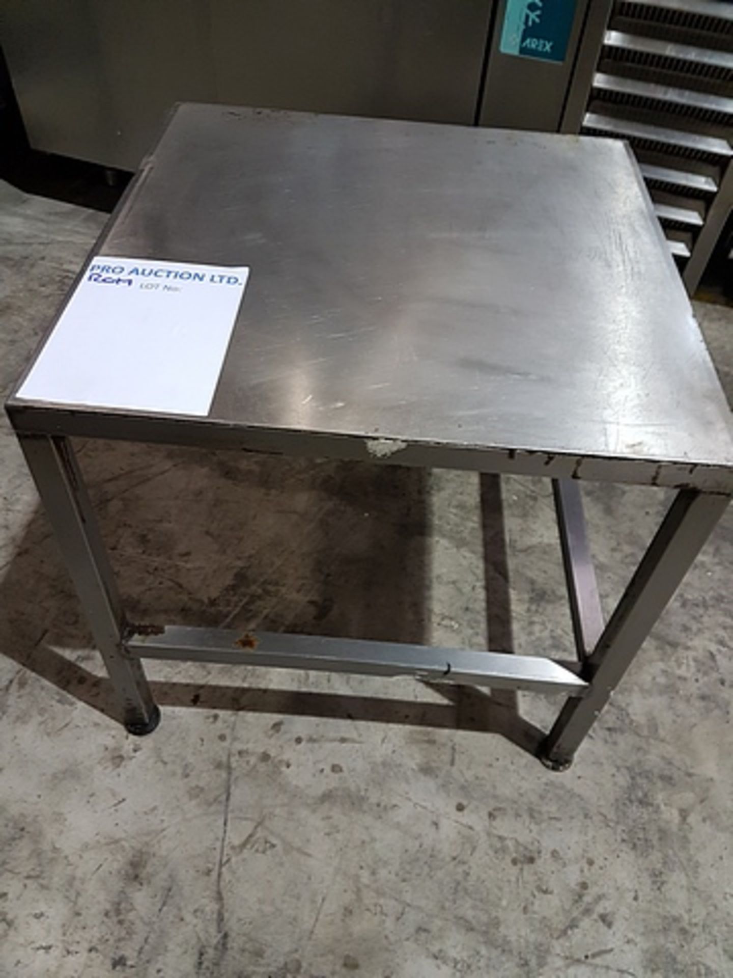 Stainless steel prepartion table 600mm x 600mm x 600mm
