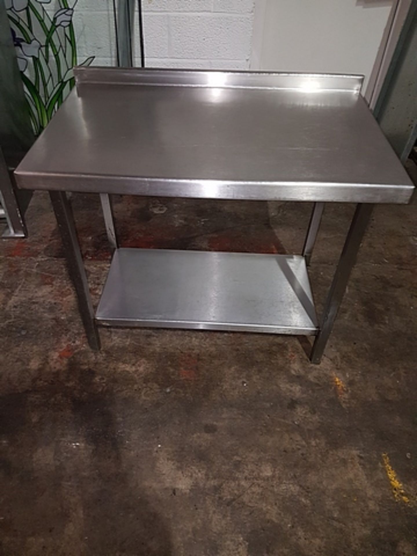 Stainless steel preparation table 900mm x 570mm x 750mm