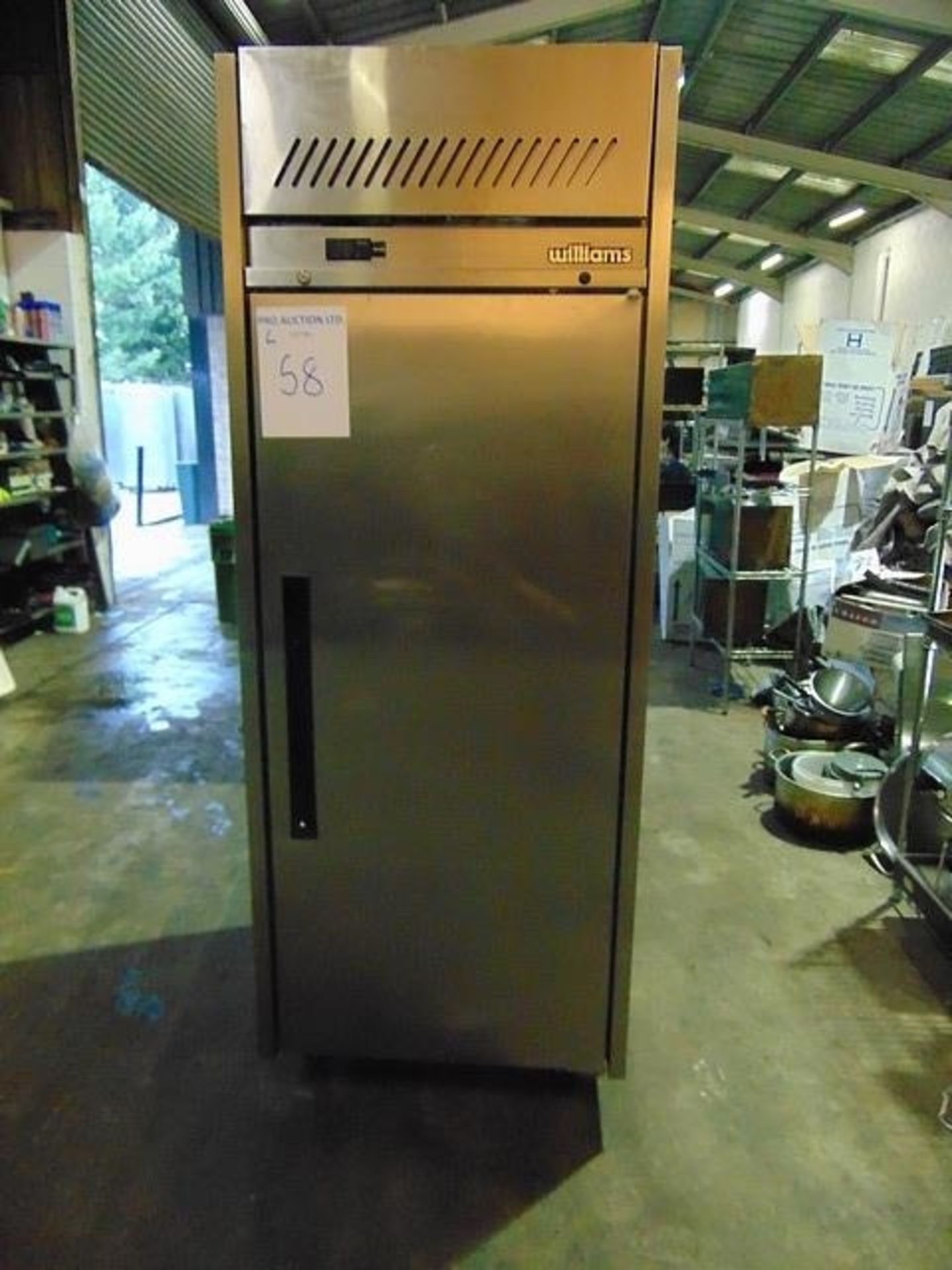 Williams LJ1SA Jade stainless steel commercial upright freezer capacity 620 litres / 21.9 cuft