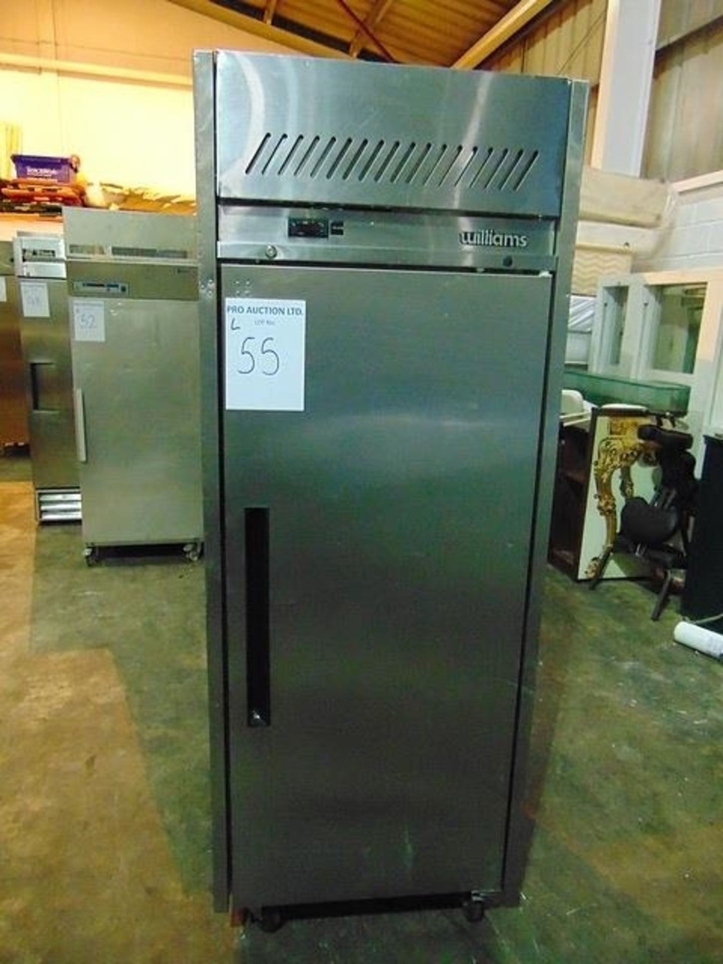 Williams LJ1SA stainless steel commercial upright freezer capacity 620 litres / 21.9 cuft