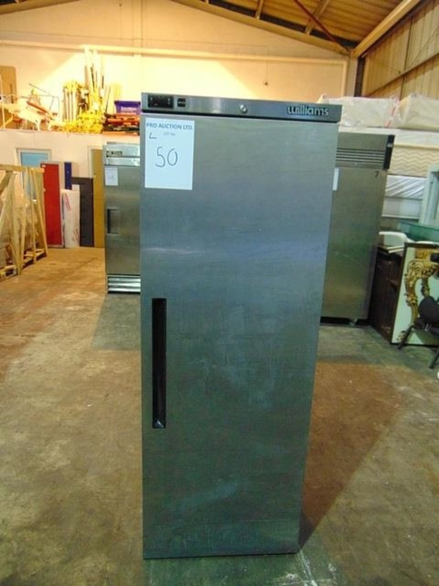 Williams LP14SS single door stainless steel freezer stainless steel exterior and interior