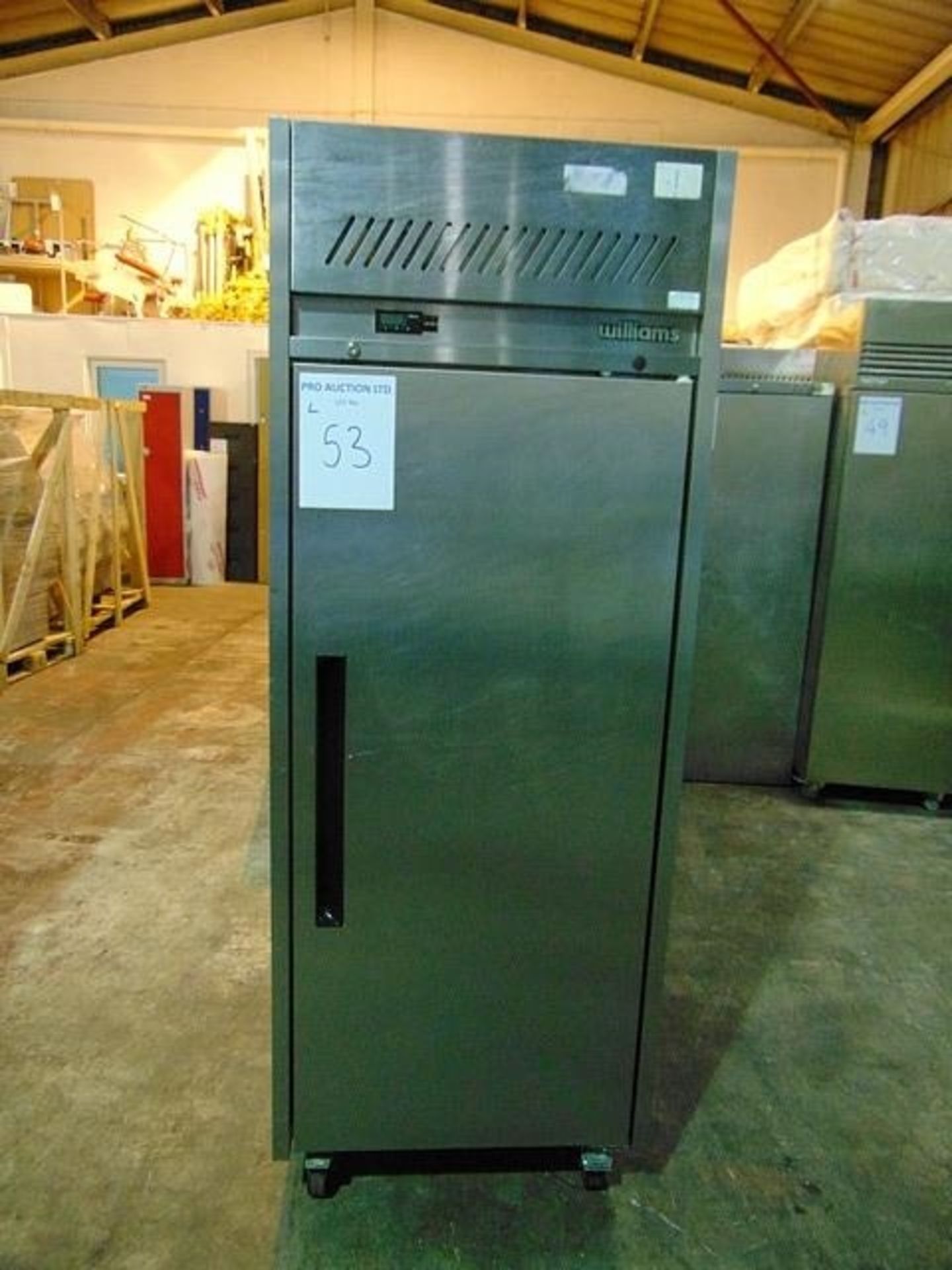 Williams LJ1SA stainless steel commercial upright freezer capacity 620 litres / 21.9 cuft