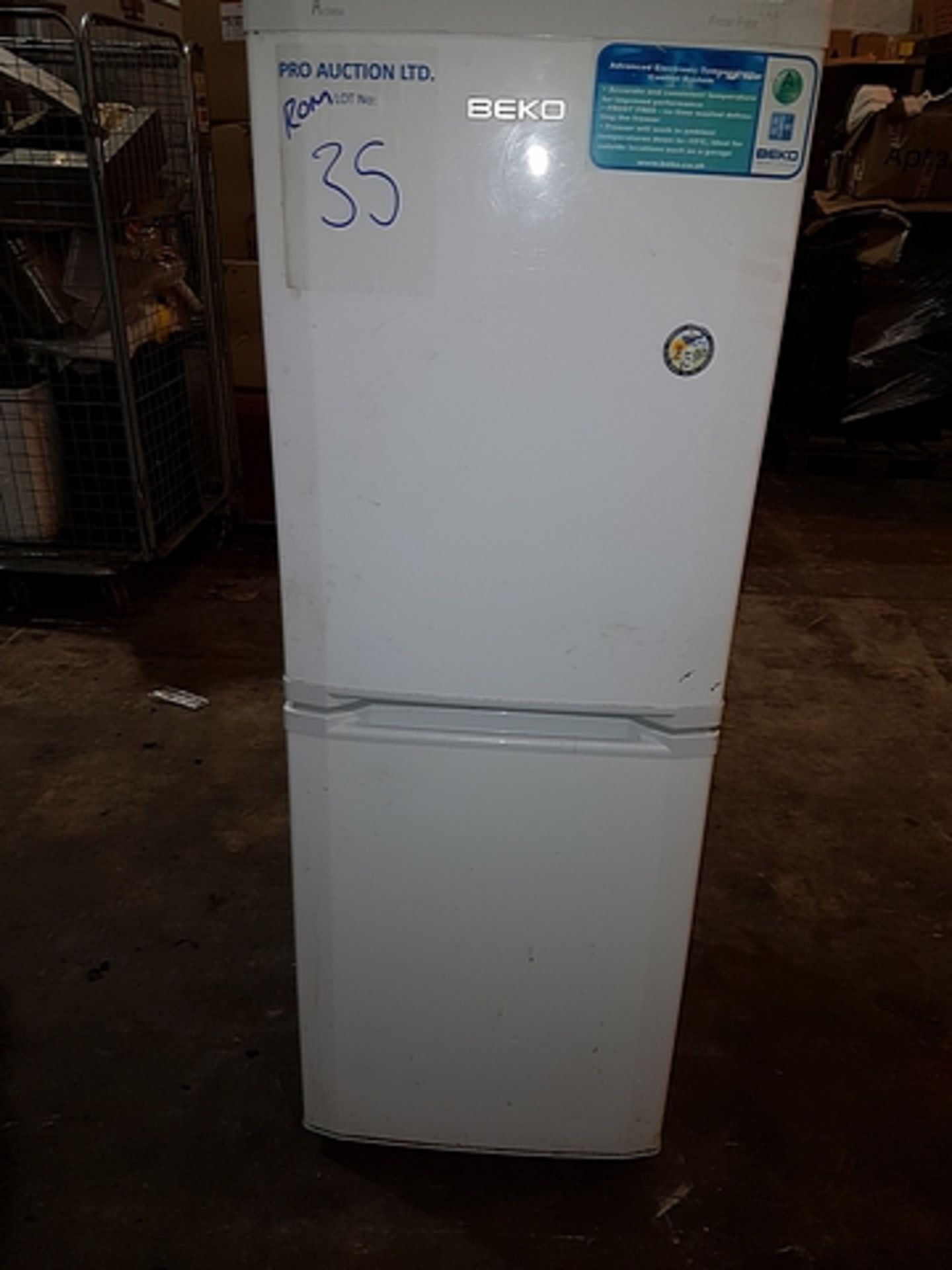 Beko CDA539FW Fridge Freezer 197 litre – white 545mm x 600mm x 1535mm