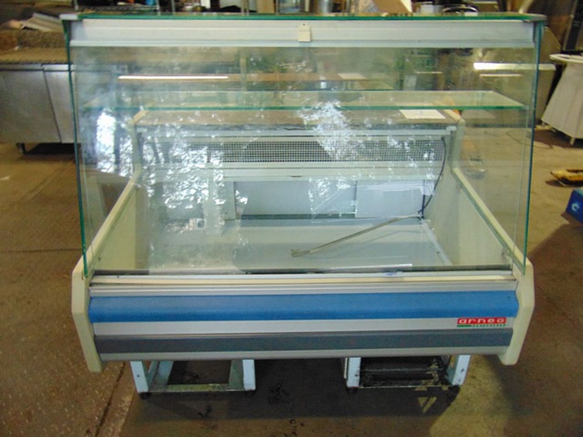 Arneg Wipper 1200 VC/VC serve over deli fridge stainless steel interior electronically controlled