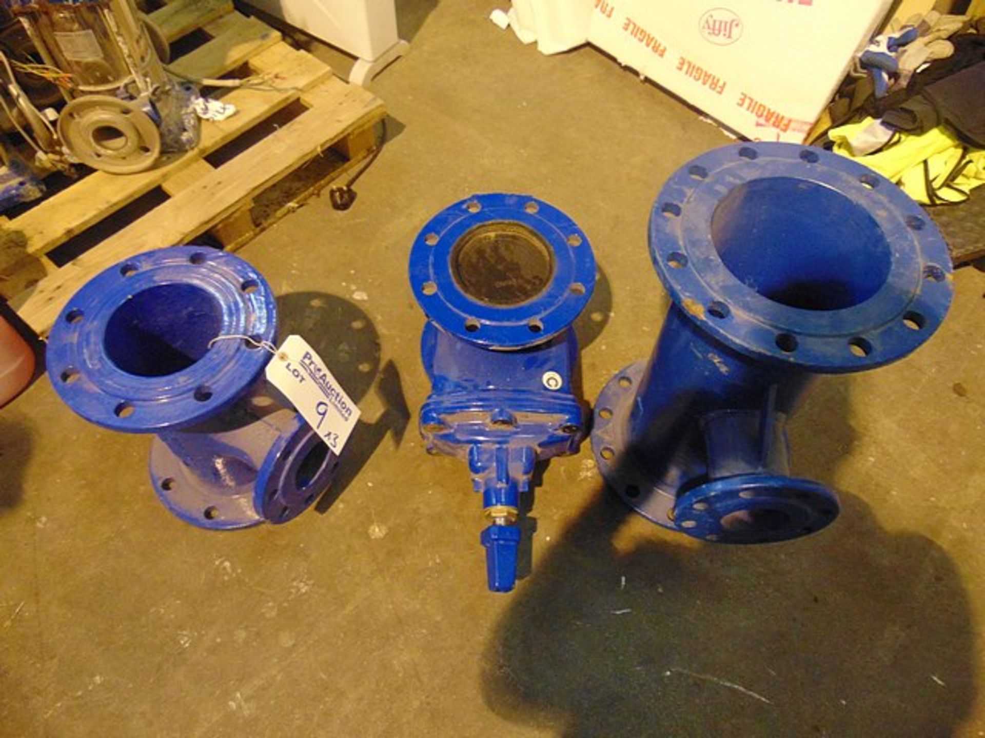 3 x pump control valves