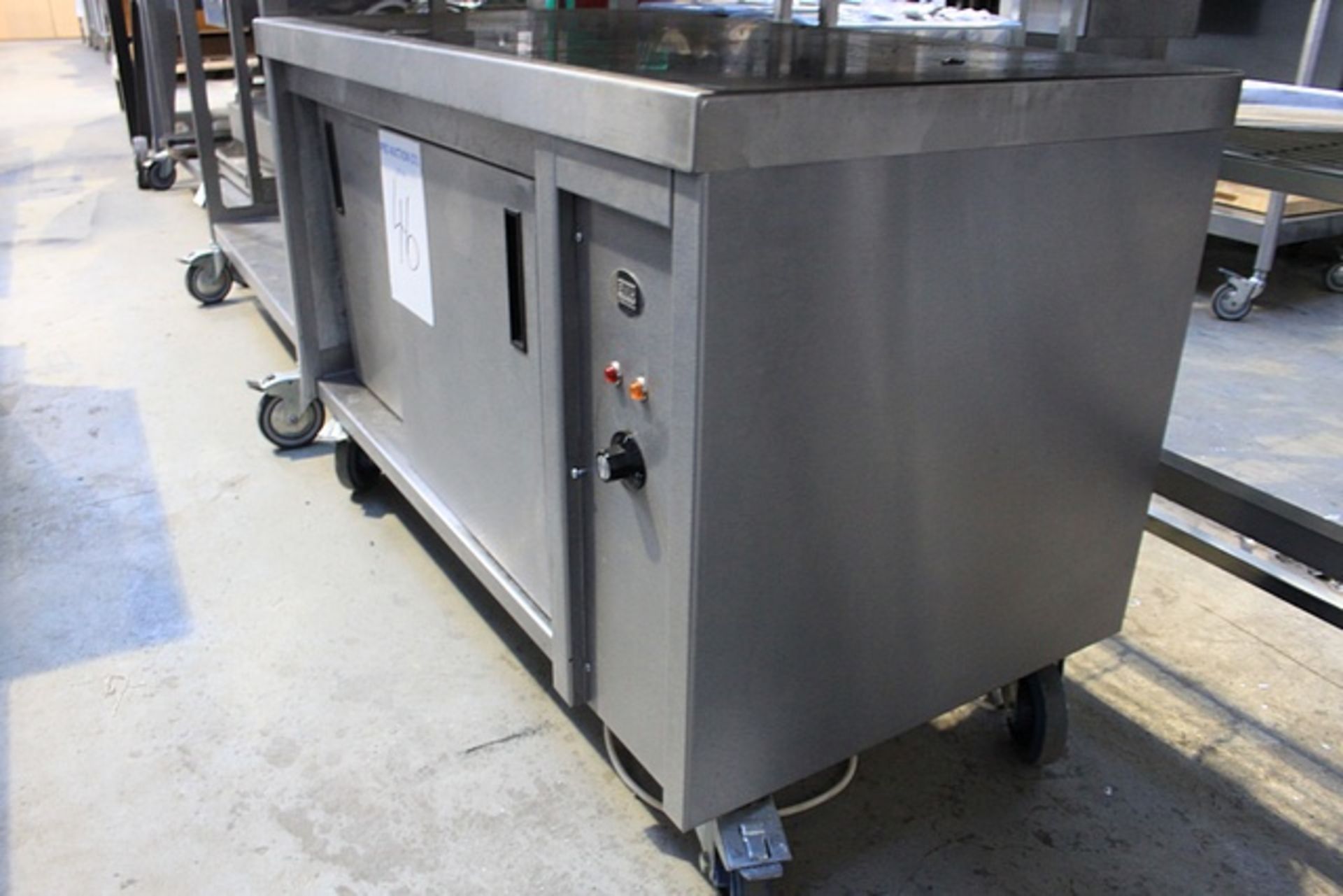 EMH two door mobile hot cabinet 1200mm x 600mm