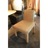 Dining Chair Helsinki upholstered in hairy beige cow hide 54x60.5x84cm Cravt SKU 850157