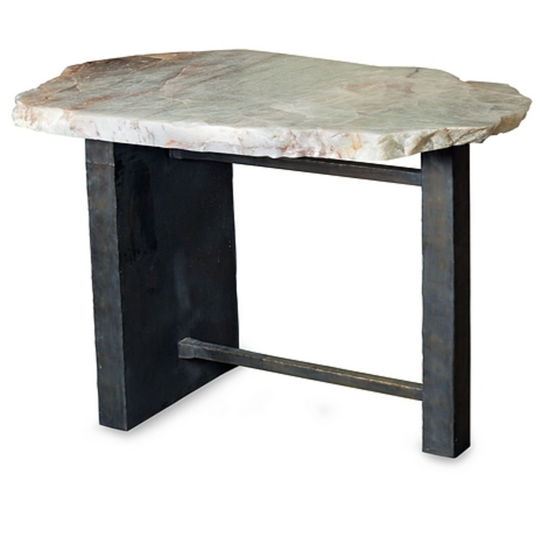 Bar table a hand carved clear quartz precious rock piece table top combines luxury and the - Image 4 of 4