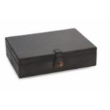 Box paperrouk grey large grey leather, prestigious and luxurious, make sure you are prepared for