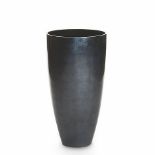 Vase Senza a vase which reflects dark silver leaf having been delicately hand crafted by the