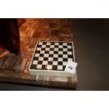 Box Chess Board classic and traditional gaming with modern style. Square bone box contains