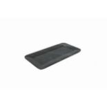 Tray sivar black marble polished, a highly sought after tray in nature's majestic marble, adding a