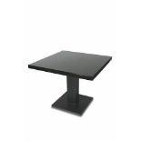 Table top tamim black small black cow horn 5x5cm square s with soft epoxy layer top only for frames.