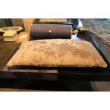 Cushion Curly luxuriously textured pillow is covered in ultra soft grey lambskin with suede oxide