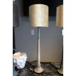 Table Lamp Tower finished in Tabac and Ebony stingray boasting an abundance of the finest natural