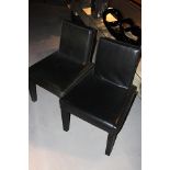 Dining Chair with retro good looks and hand crafted upholstery in distressed rusty black cow leather