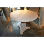 Table a stunning hand carved Lenga wood centre table with a natural super white oil finish