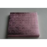 Wall panel smooth pink pink silverleaf 45x45x5cm Cravt SKU 742563 s2433