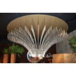 Chandelier Tornado 924, a substantial and imposing light feature the light of a this chandelier,