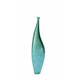 Vase balky turquoise silverleaf. An exotic piece which provides a rich turquoise colour to