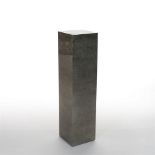 Pillar slim platinum silverleaf. Solid block of lustrous platinum colour offering an expressive