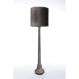 Table lamp tower finished in tabac stingray and ebony boasting an abundance of the finest natural