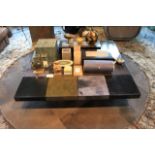 Coffee table pairing an amalgamation of the finest materials with an eye catching sculptural form,