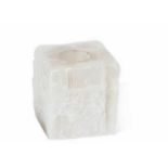 Holder bougeoirs carré medium selenite stone set of 8. An inspired item that adds the finishing