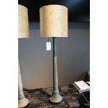 Table Lamp Tower finished in Tabac and Ebony stingray boasting an abundance of the finest natural