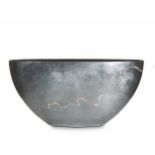 Bowl dark silverleaf s23 with mother of pearl mashua oval dark silverleaf large. This attractive
