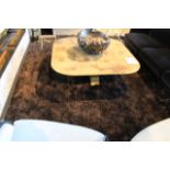 Carpet Cosy Toscana Brown leather chic styling with the finest quality leather material 400x400cm